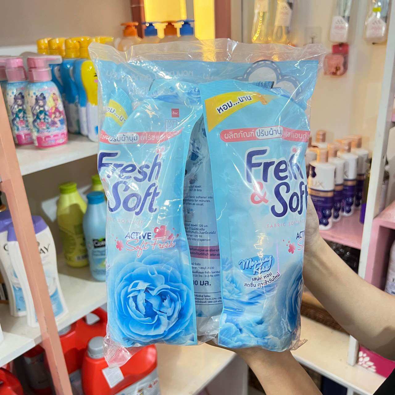 ( Lẻ 1 túi ) Nước xả vải Fresh Soft Thái Lan 500ml/1 túi