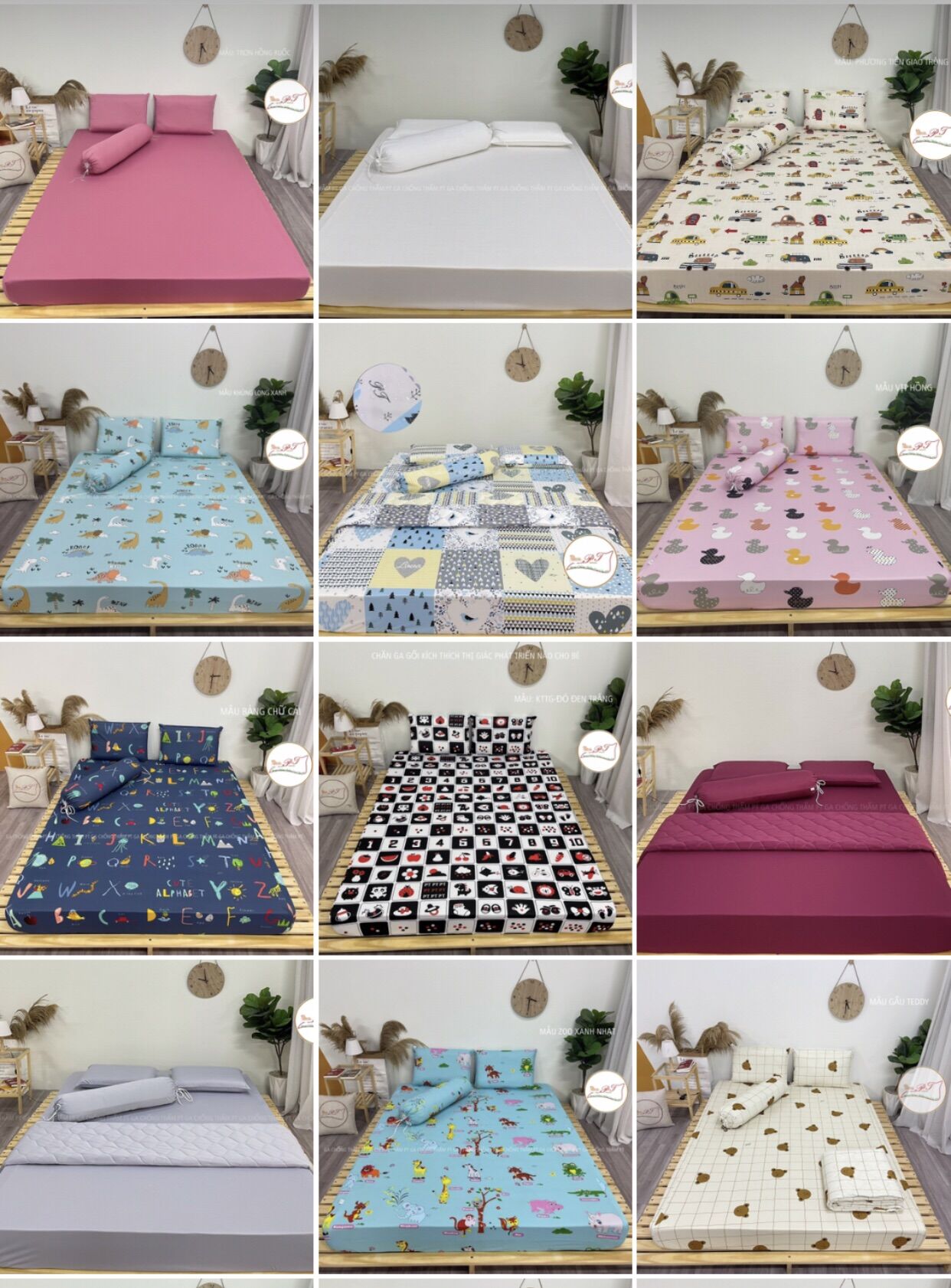Ga chống thấm PT  thun lụa  kích thước 1m4*2m*10cm, 1m4*2m*20cm