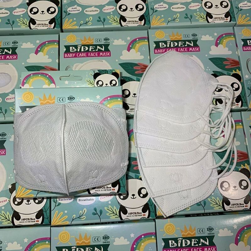 10 KHẨU TRANG CHO BÉ HÌNH GẤU 3D