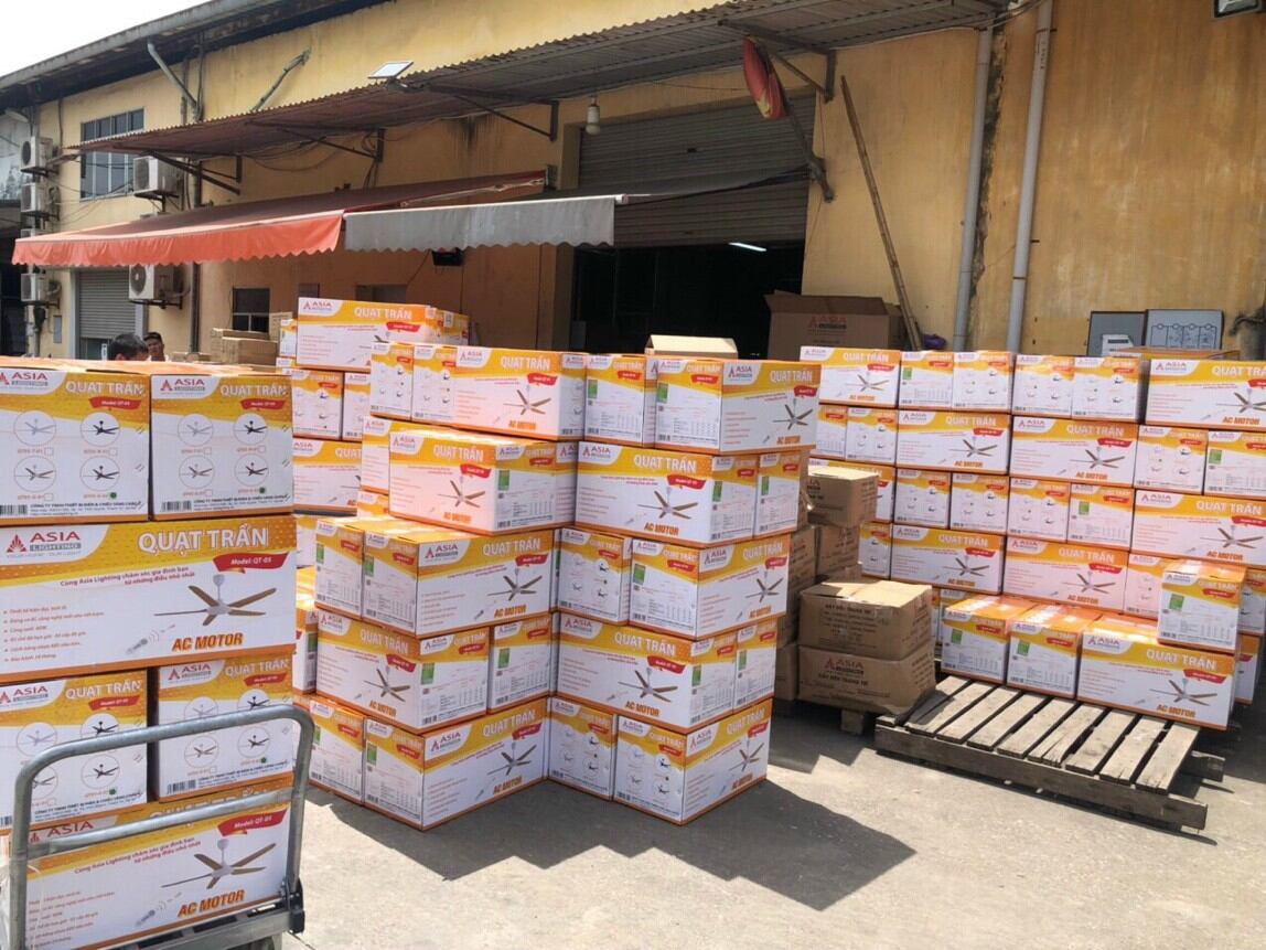 Quạt trần 5 cánh QT05 Asia trang trí