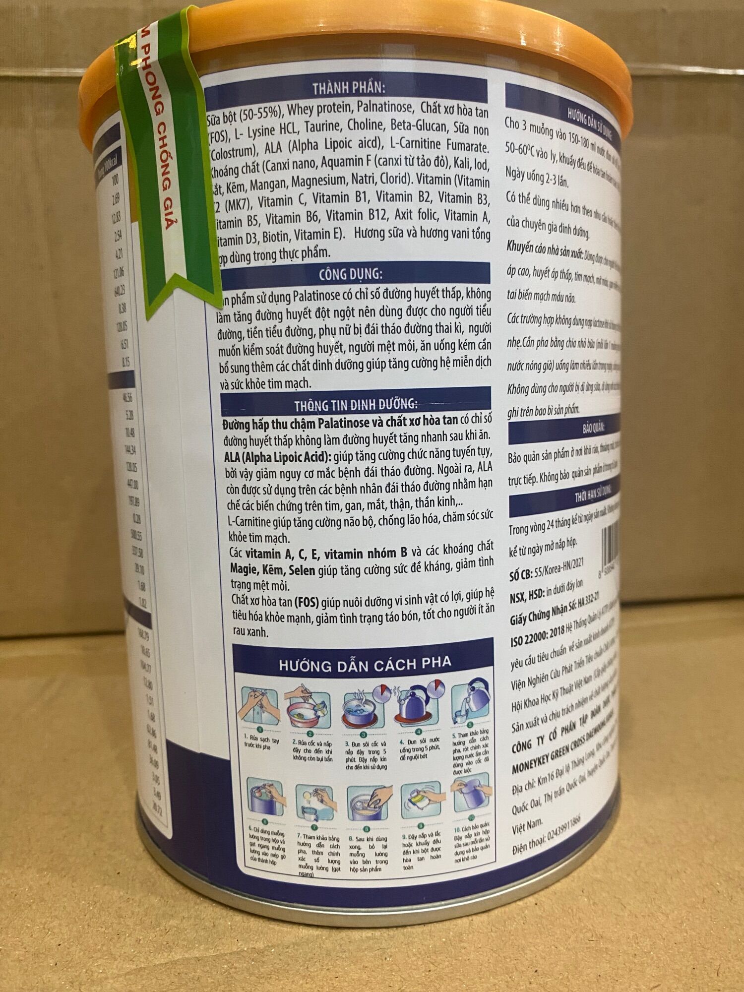 Sữa Tiểu Đường DIABETS CARE GOLD (lon 900g datte mới 2025 )