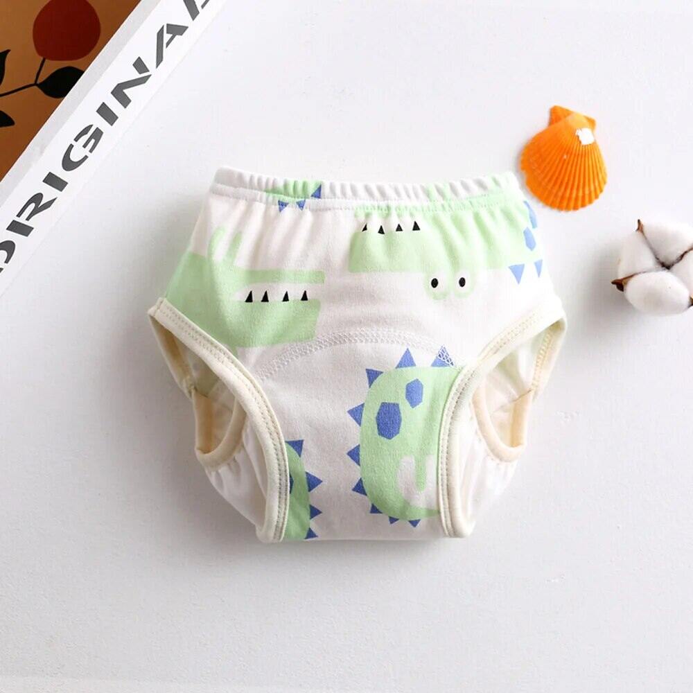 Cotton Dễ Thương Cho Bé Chống Thấm Nước Có Thể Tái Sử Dụng Quần Tập Unisex Tã Thay Đồ Lót Cho Trẻ Sơ Sinh 5-12Kg Thích Hợp Cho Bé Từ 0-36 Tháng Tuổi