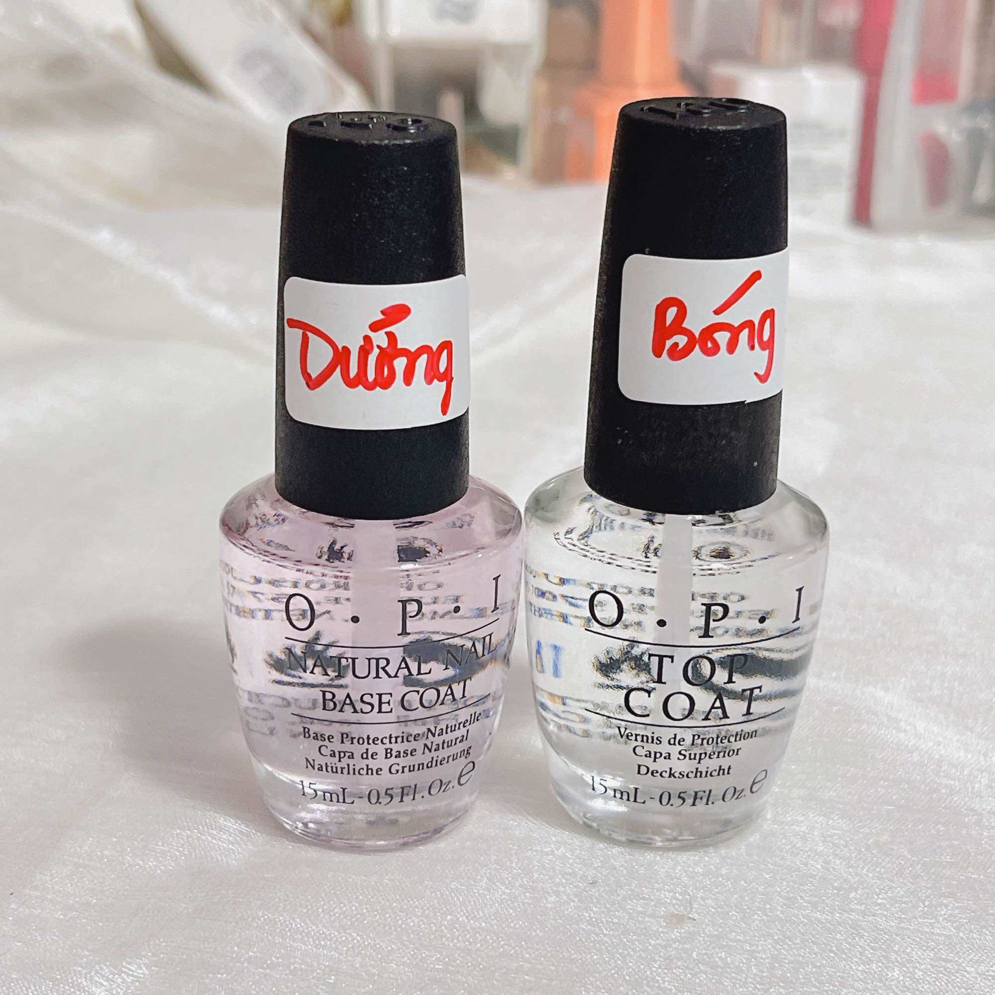 Sơn dưỡng & sơn bóng OPI chai 15ml sơn móng tay nhanh khô