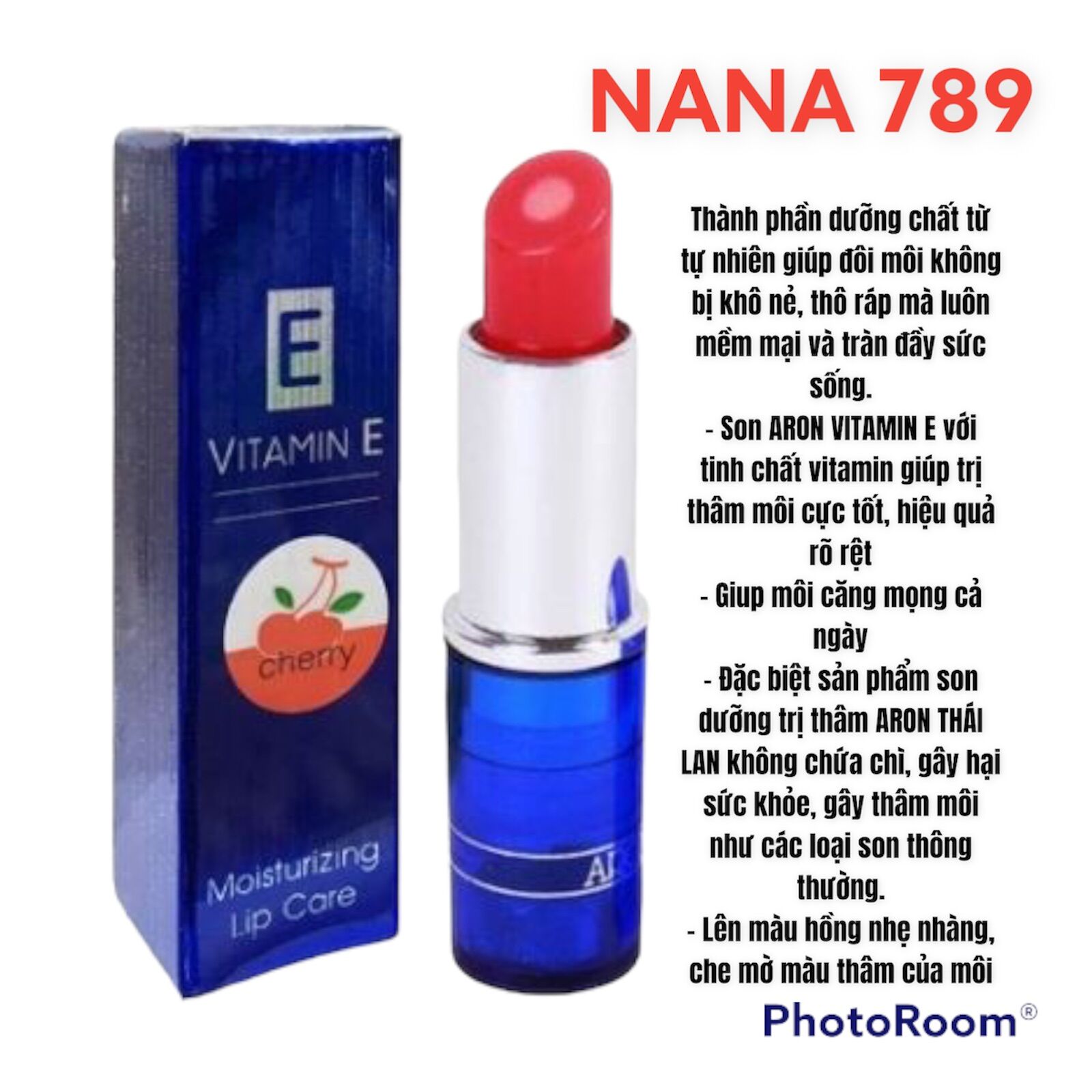 Son dưỡng môi vitamin e thái