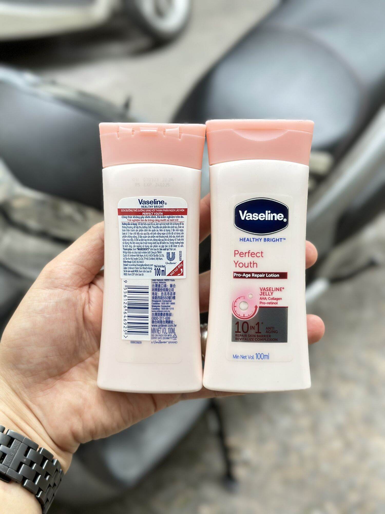 Vaseline dưỡng thể trắng da 100ml