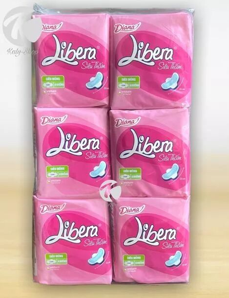 Một gói BVS Libera siêu thắm siêu mỏng có cánh (8miếng)