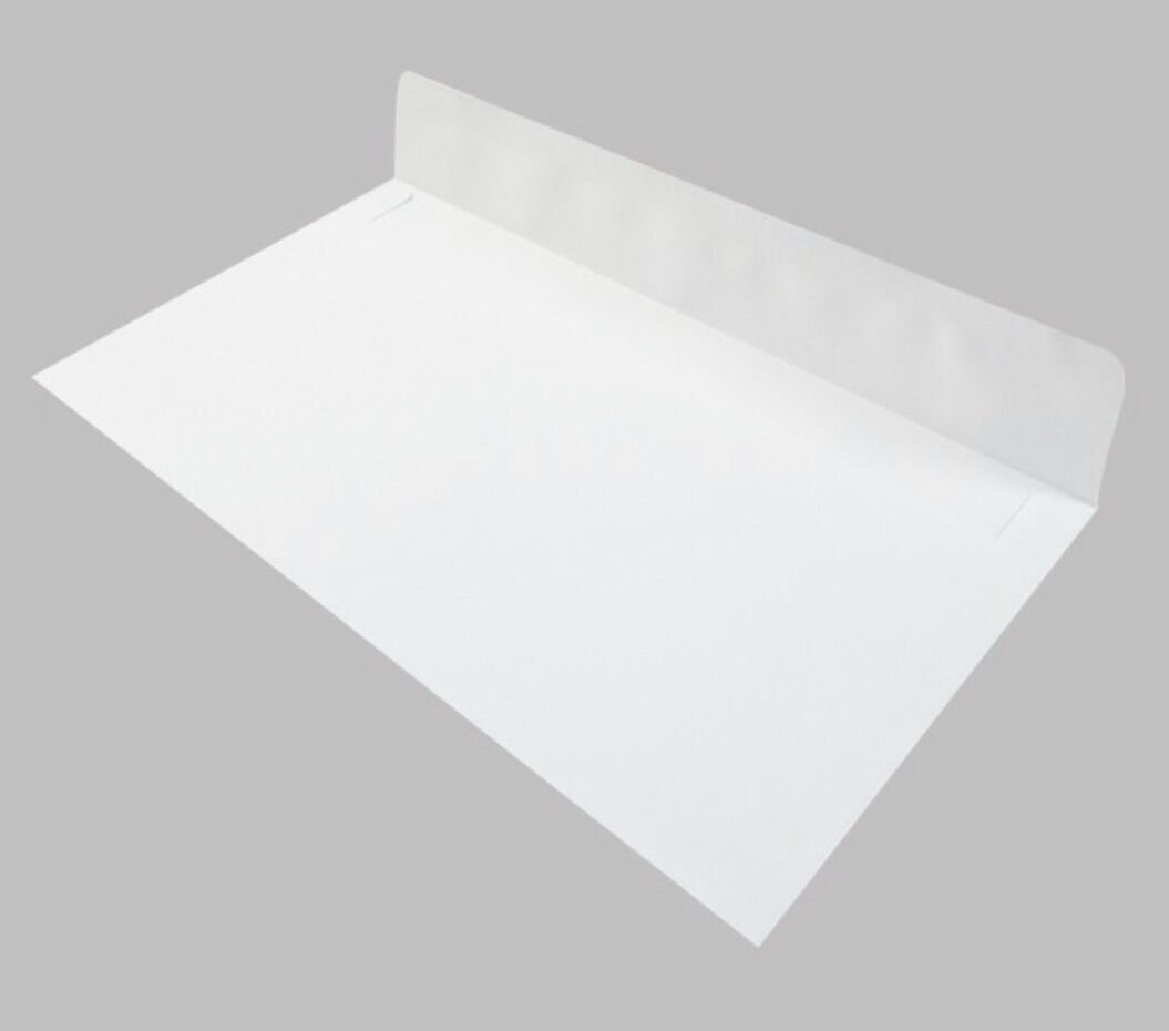Bao thư trắng 12 x 22 cm có keo (Xấp 100 cái)