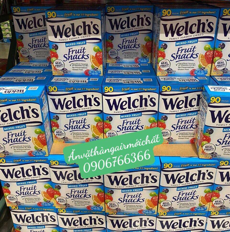 Kẹo Dẻo Trái Cây Welch’s 90 gói Của Mỹ