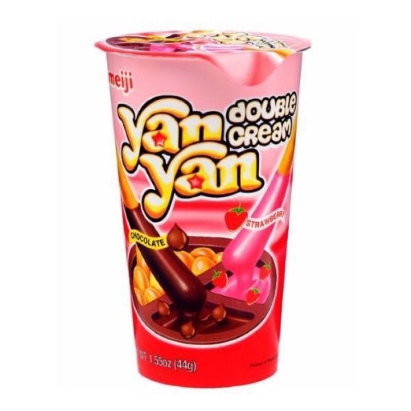 (5 Vị) Bánh Que Chấm Kem Yan Yan Meiji 50g