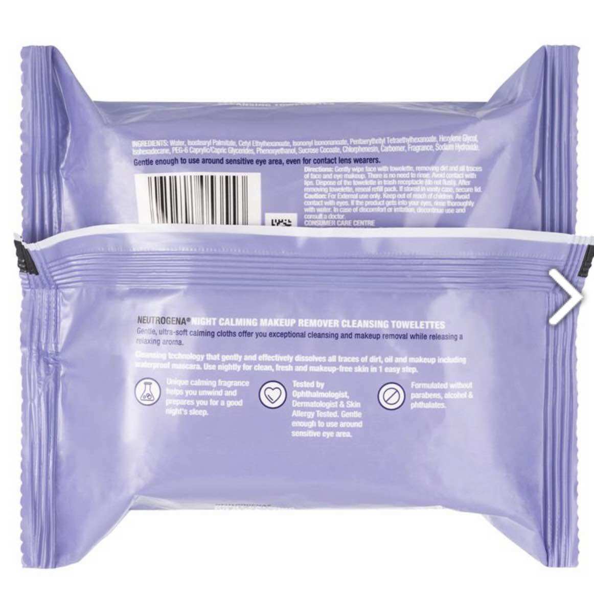 [AUTH-ĐỦ BILL] KHĂN TẨY TRANG NEUTROGENA MAKE UP REMOVER BỊCH LỚN