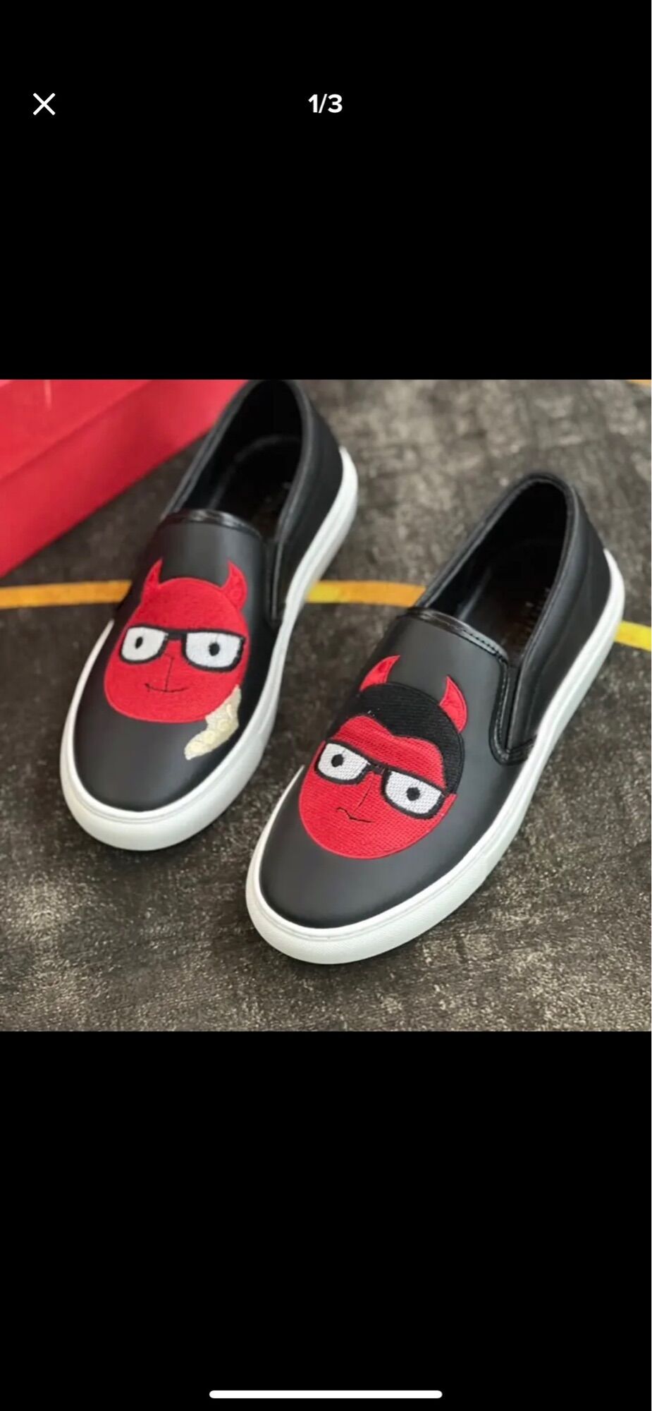 Giày lười quỷ đỏ dg