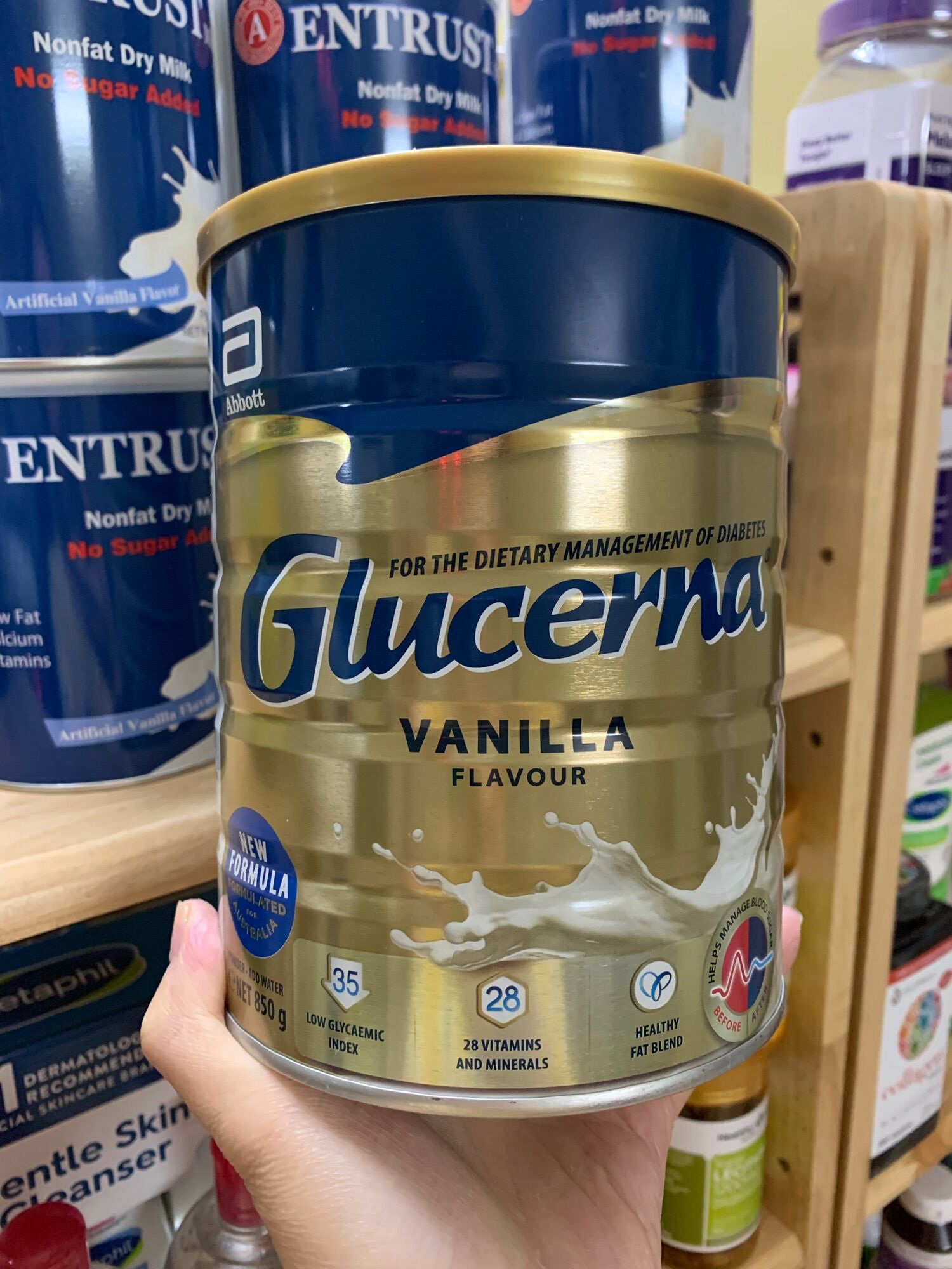SỮA BỘT GLUCERNA ÚC DÀNH CHO NGƯỜI TIỂU ĐƯỜNG