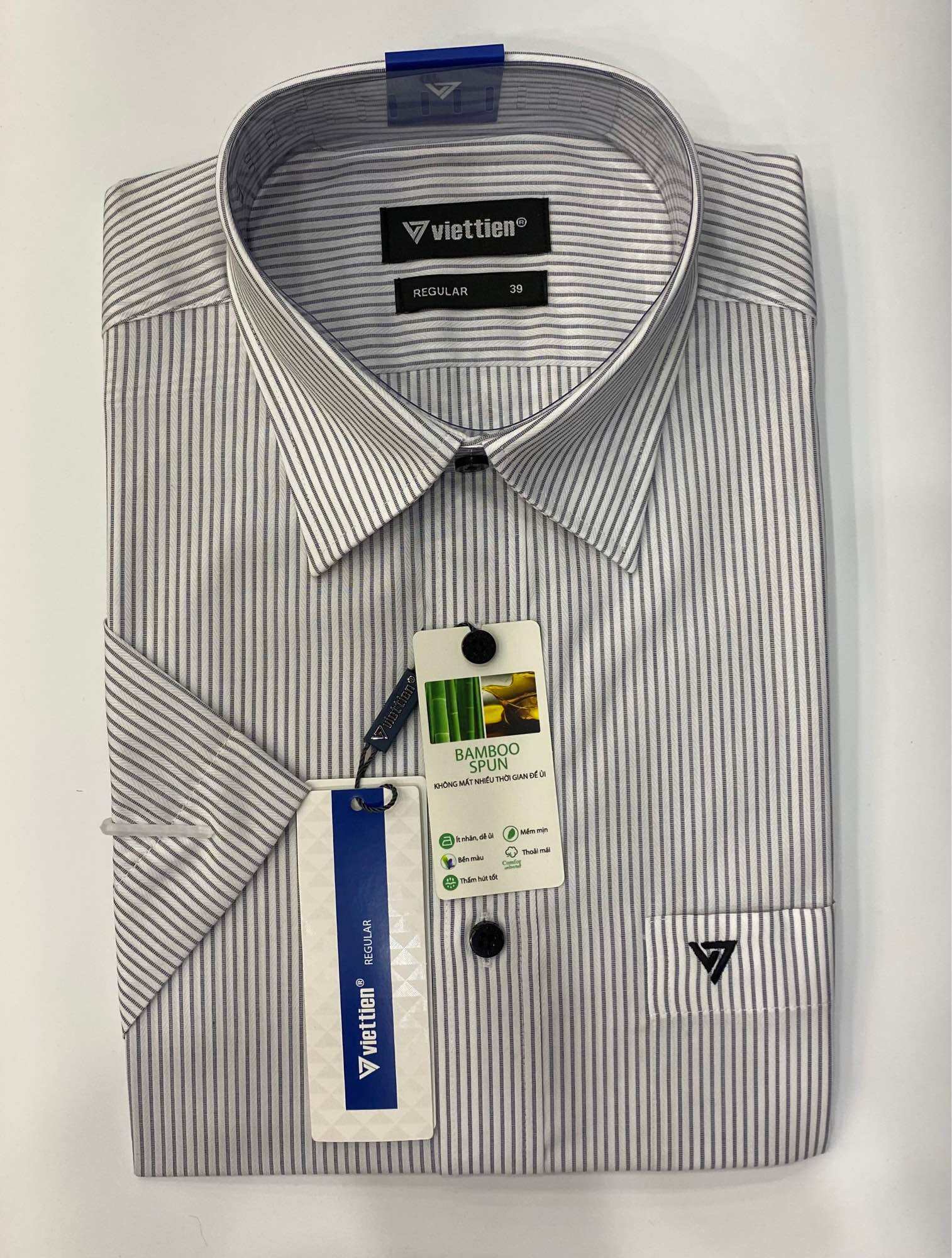 Áo sơ mi ngắn tay Việt Tiến [1P0736]