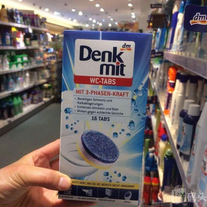 [ lẻ ] viên khử mùi bồn cầu Denkmit Đức