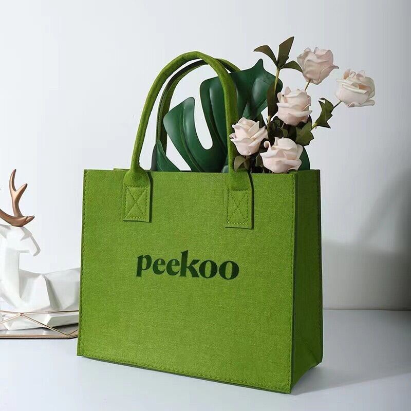 Túi Xách PEEKOO Xanh Lá hot trend siêu đẹp đi du lịch đi biển sang chảnh