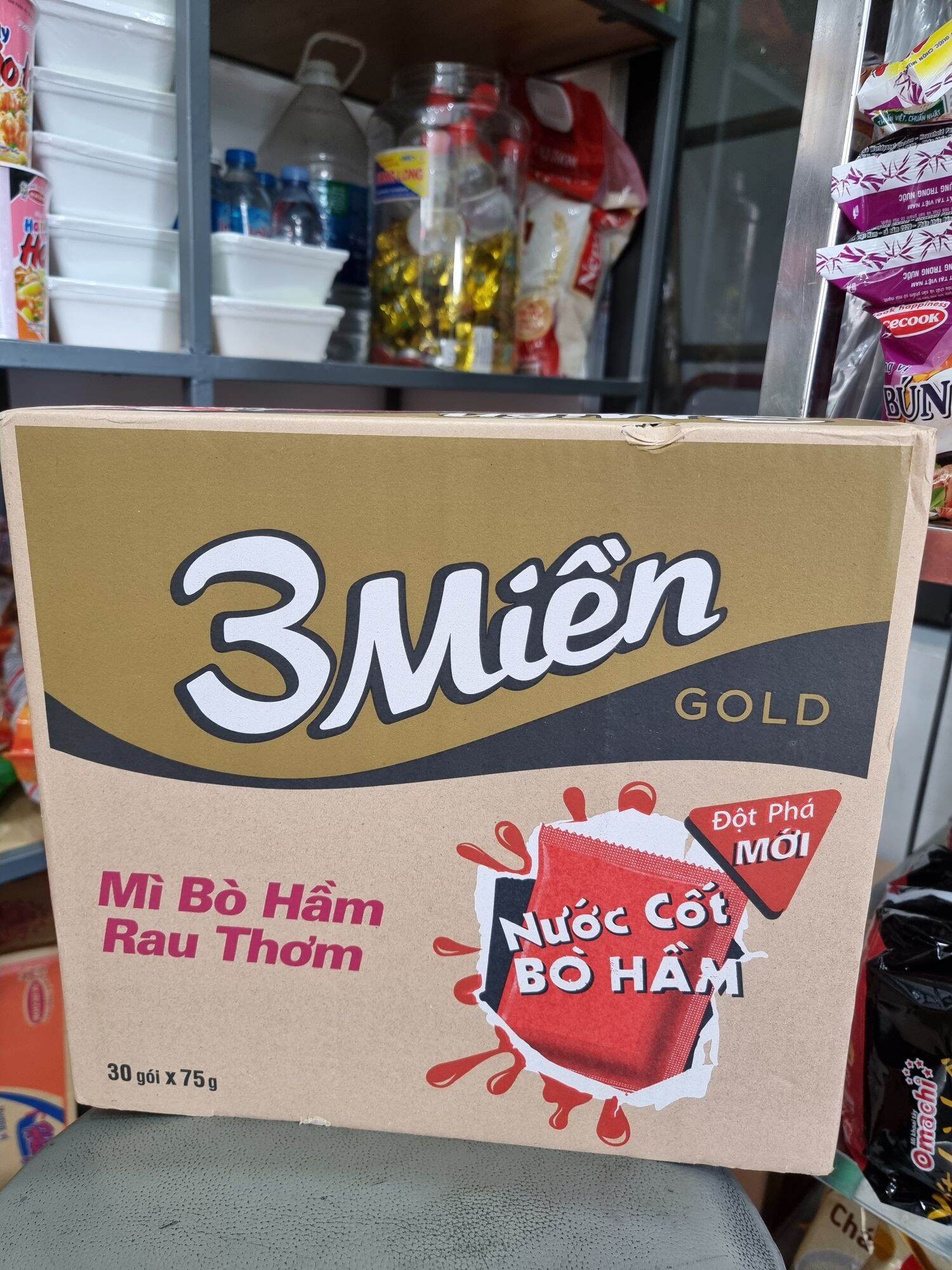 Thùng mì 3 miền bò hầm rau thơm 30 gói