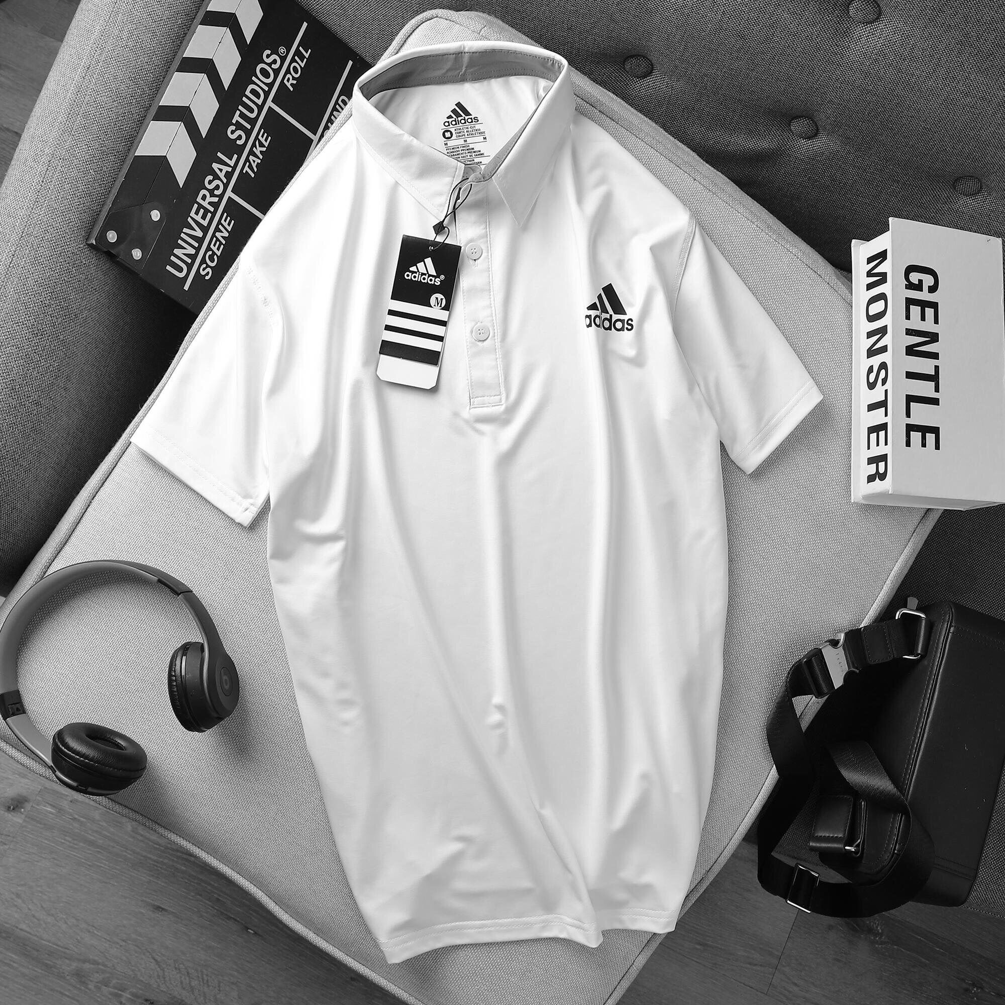 Áo thun thể thao adidas có cổ cực xịn