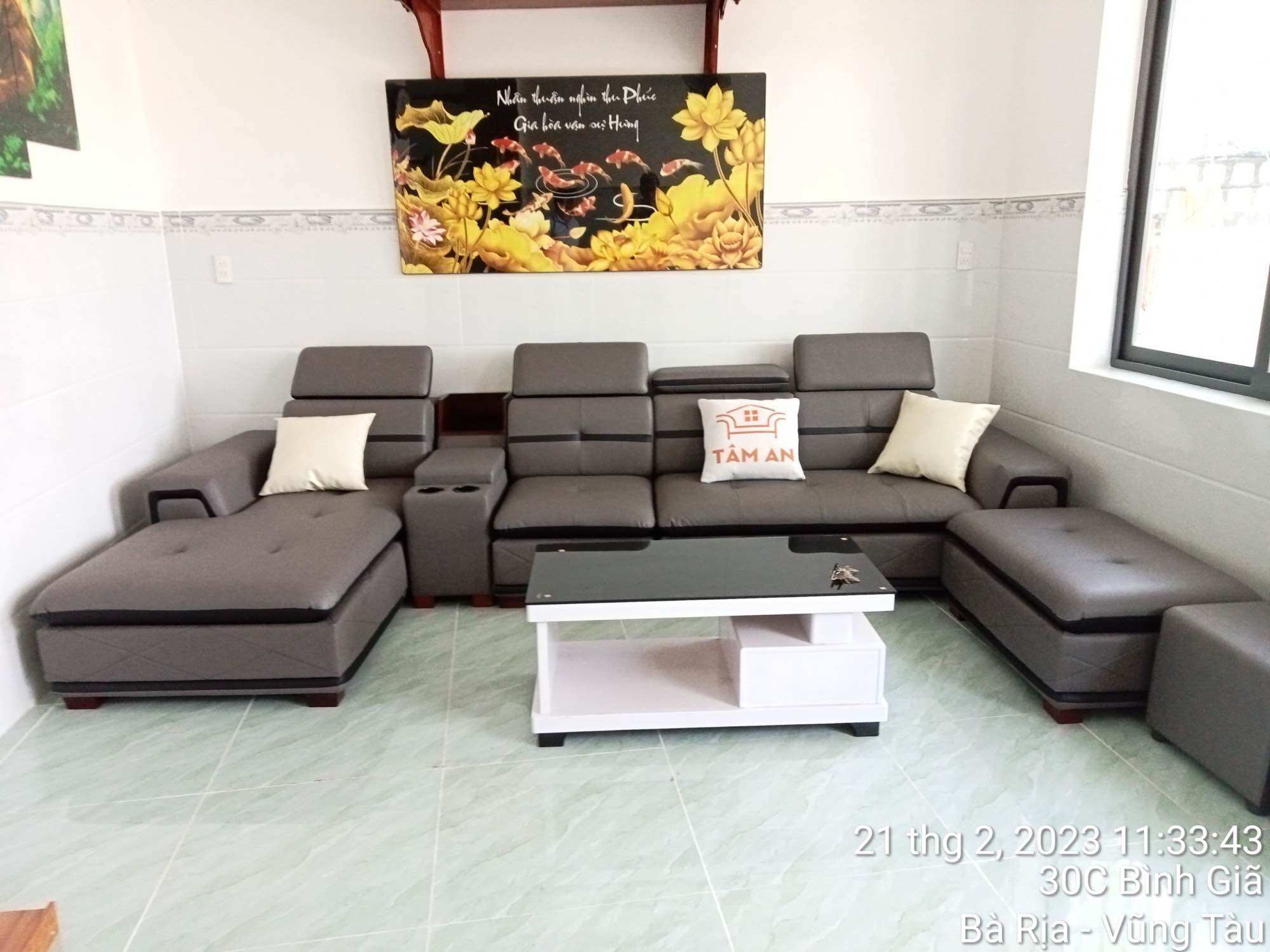 Sofa góc da nhập khẩu Hàn Quốc