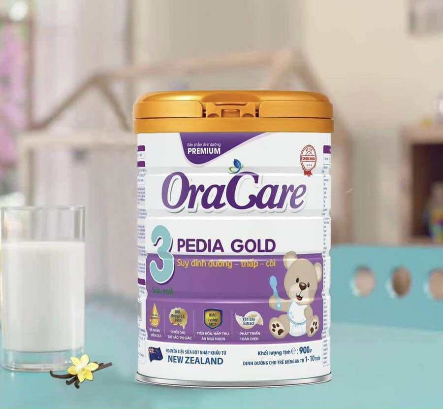 Sữa ORACARE 3 Pedia gold cho trẻ từ 1_10 tuổi