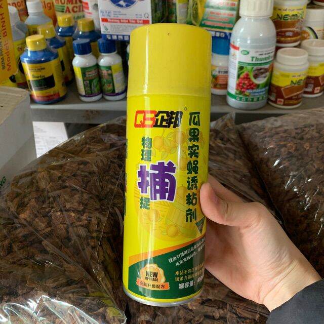 Chai keo xịt bẫy ruồi vàng, côn trùng hại cây trồng