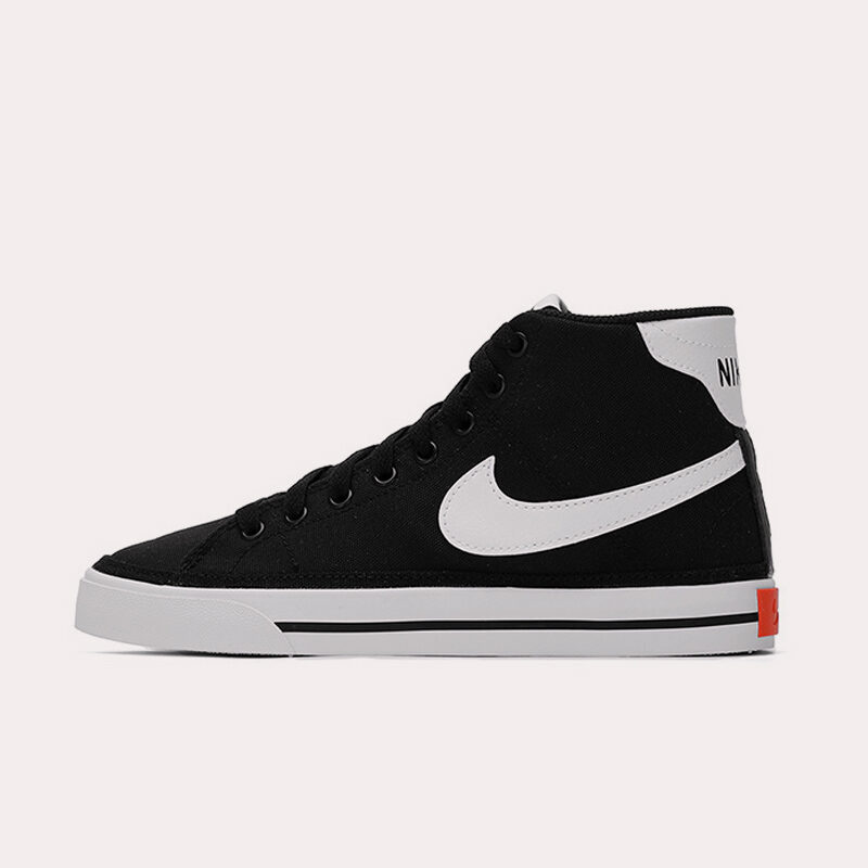 Nike | Giày Bảng Cao cổ Trắng Đen Phong Cách Retro