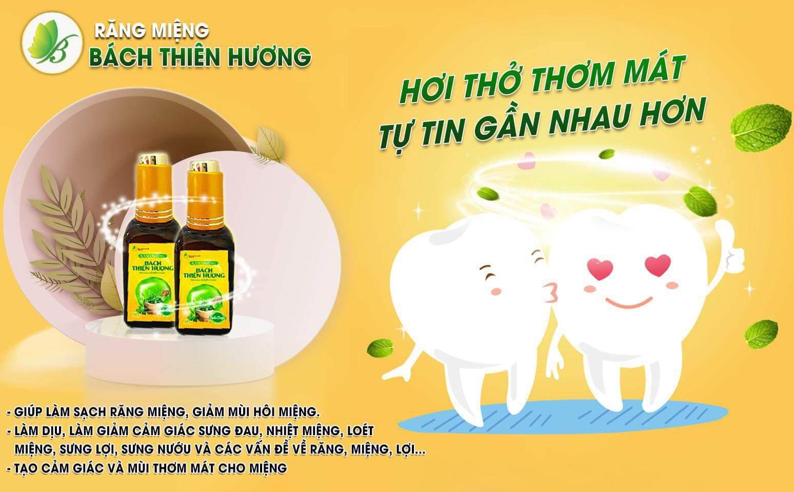 Bách Thiên Hương tinh dầu răng miệng 25ml
