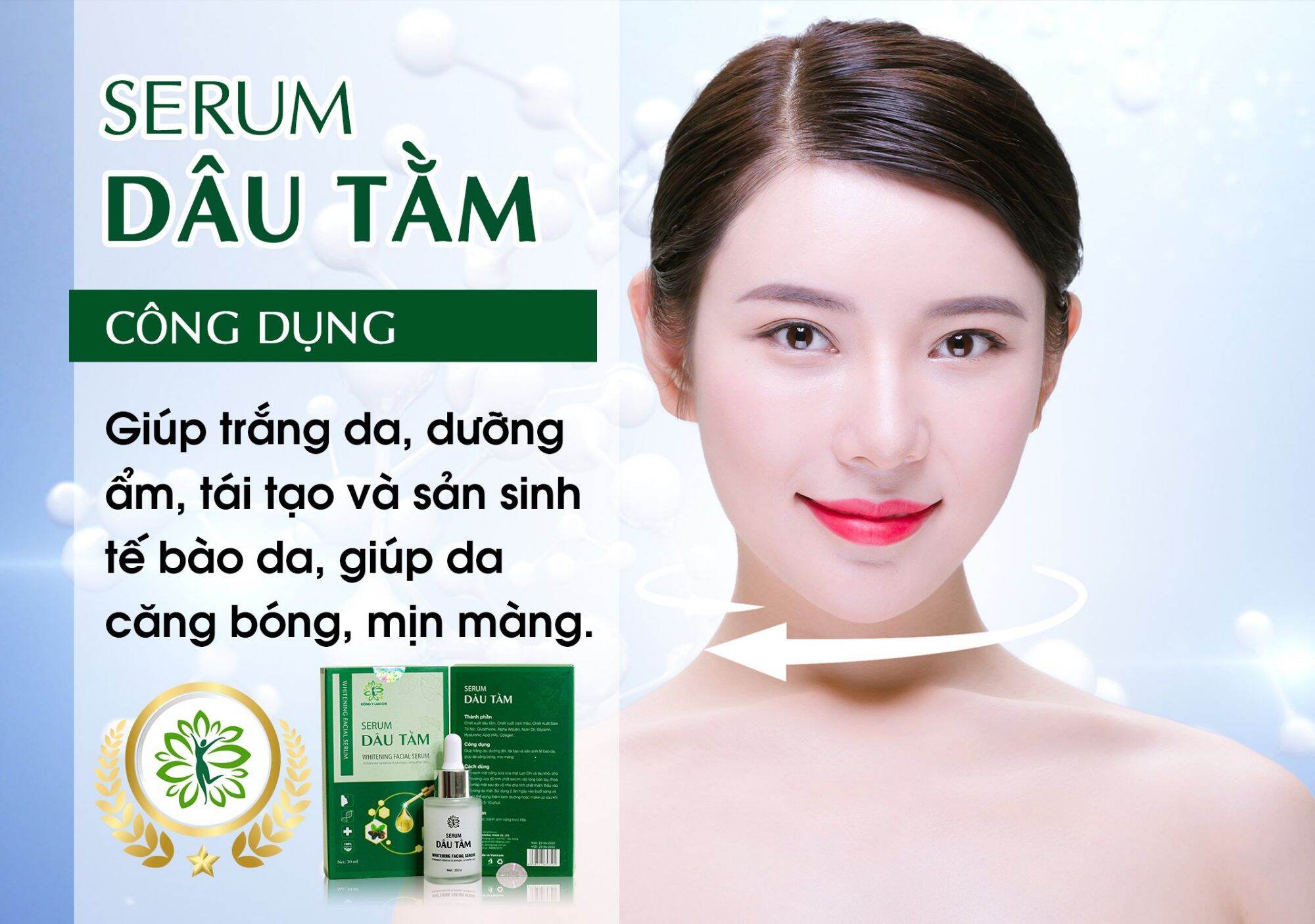 Serum dâu tằm Lan Chi : dưỡng da chăm sóc da
