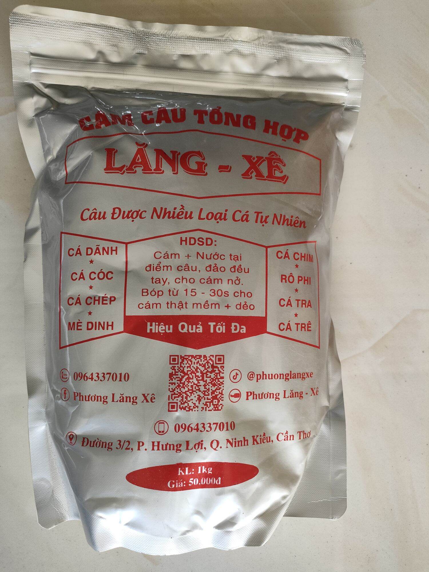 Mồi câu cám Lăng Xê