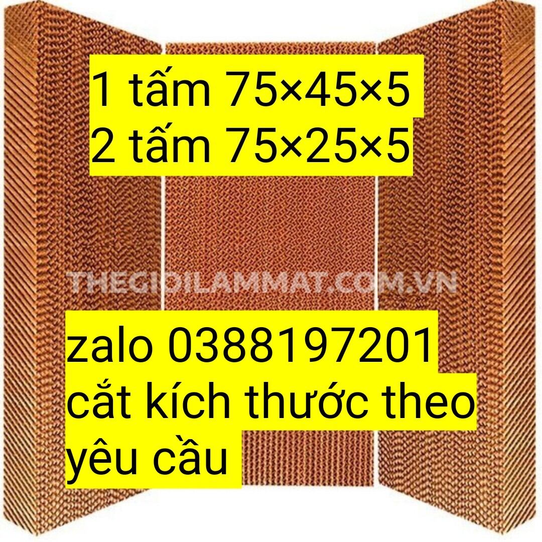 Bộ 3 tấm làm mát cooling pad cho quạt hơi nước kt 75×45×5 và 75×25×5