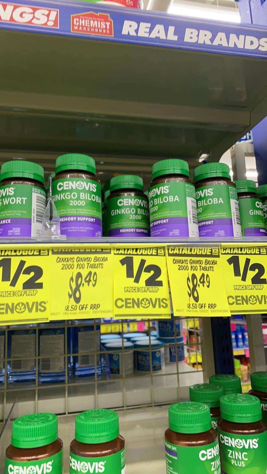 Bổ não Cenovis Ginkgo Biloba 2000