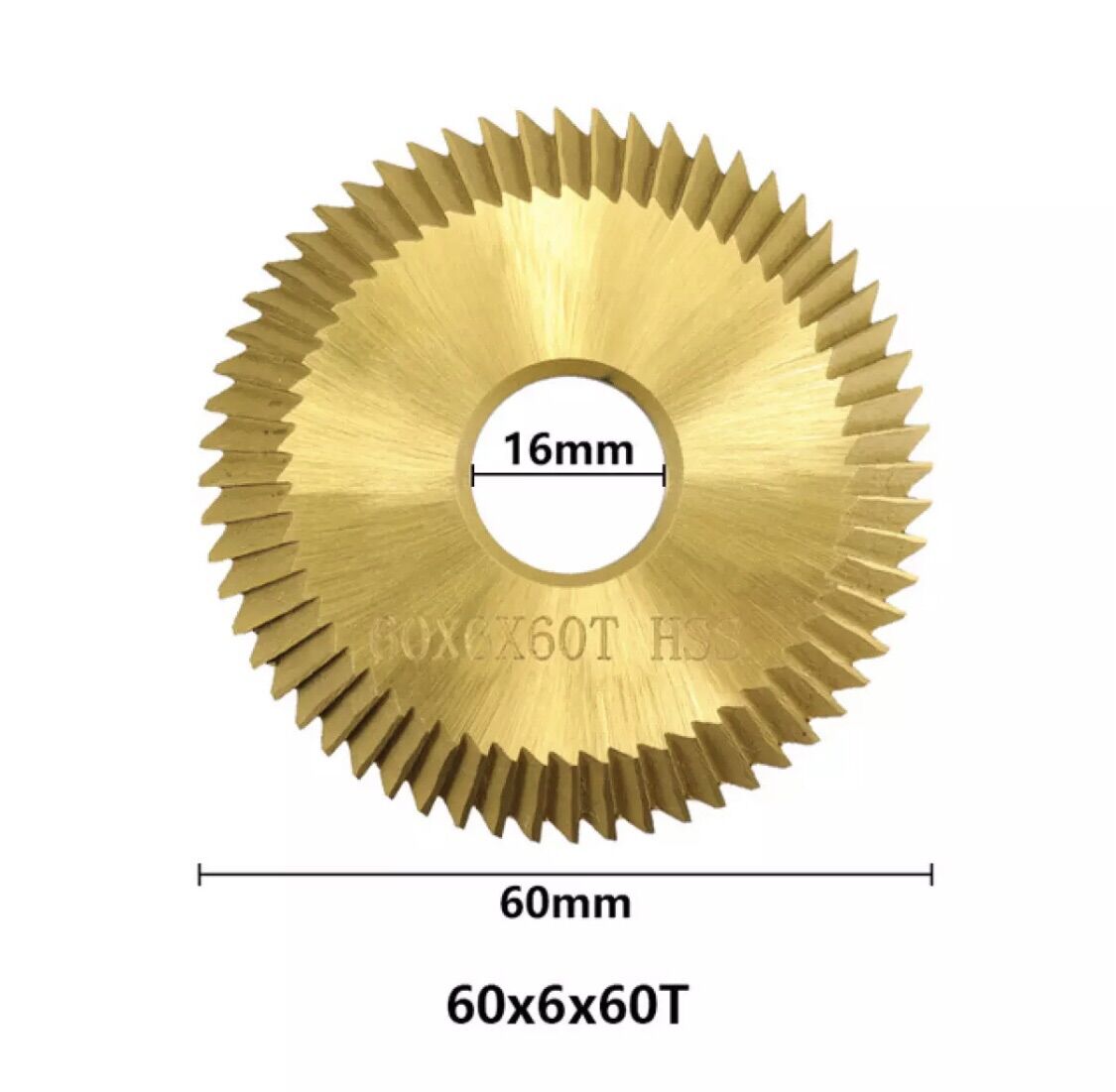 Lưỡi cưa cắt thép cao tốc , 1 lưỡi dao cho cắt chìa khoá 60mm