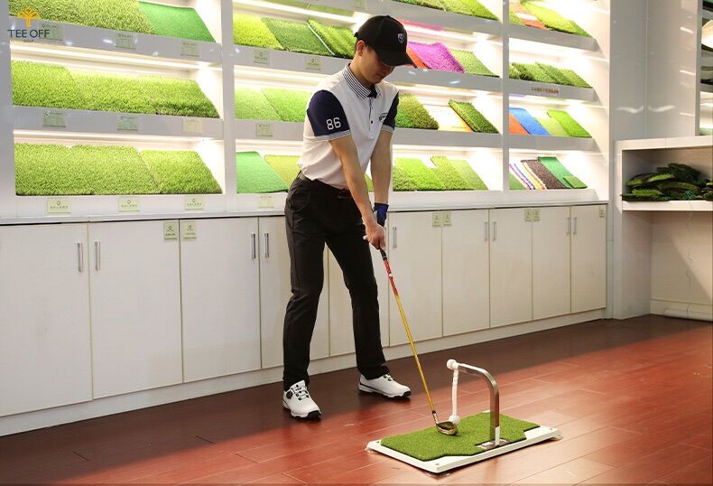 Thảm golf tập swing xoay 360 độ