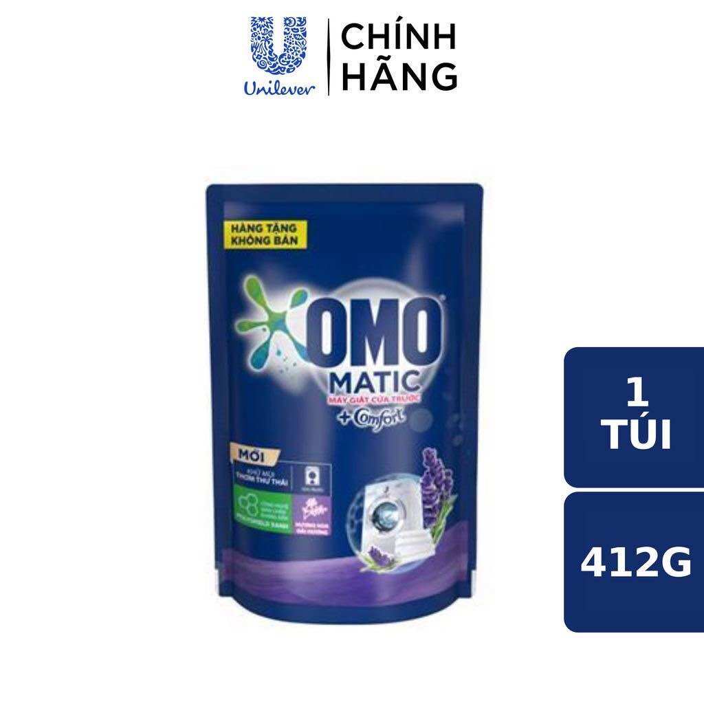 [Hàng quà tặng] Nước giặt OMO Matic - túi 412g (400ml)