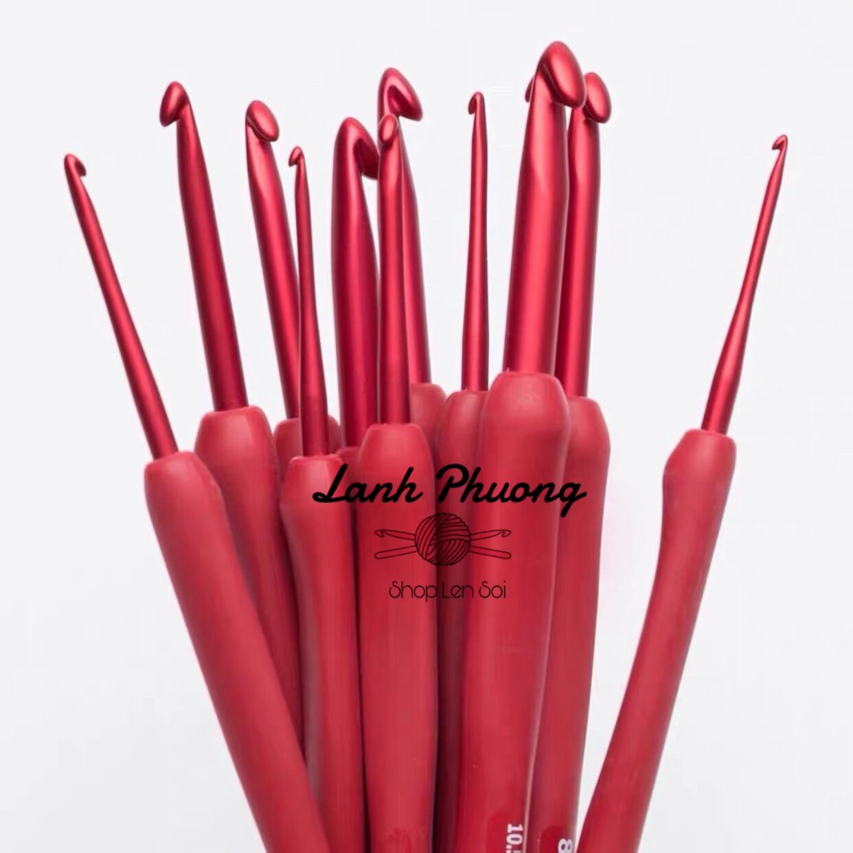 Red Tulip Crochet Hook Etimo Red