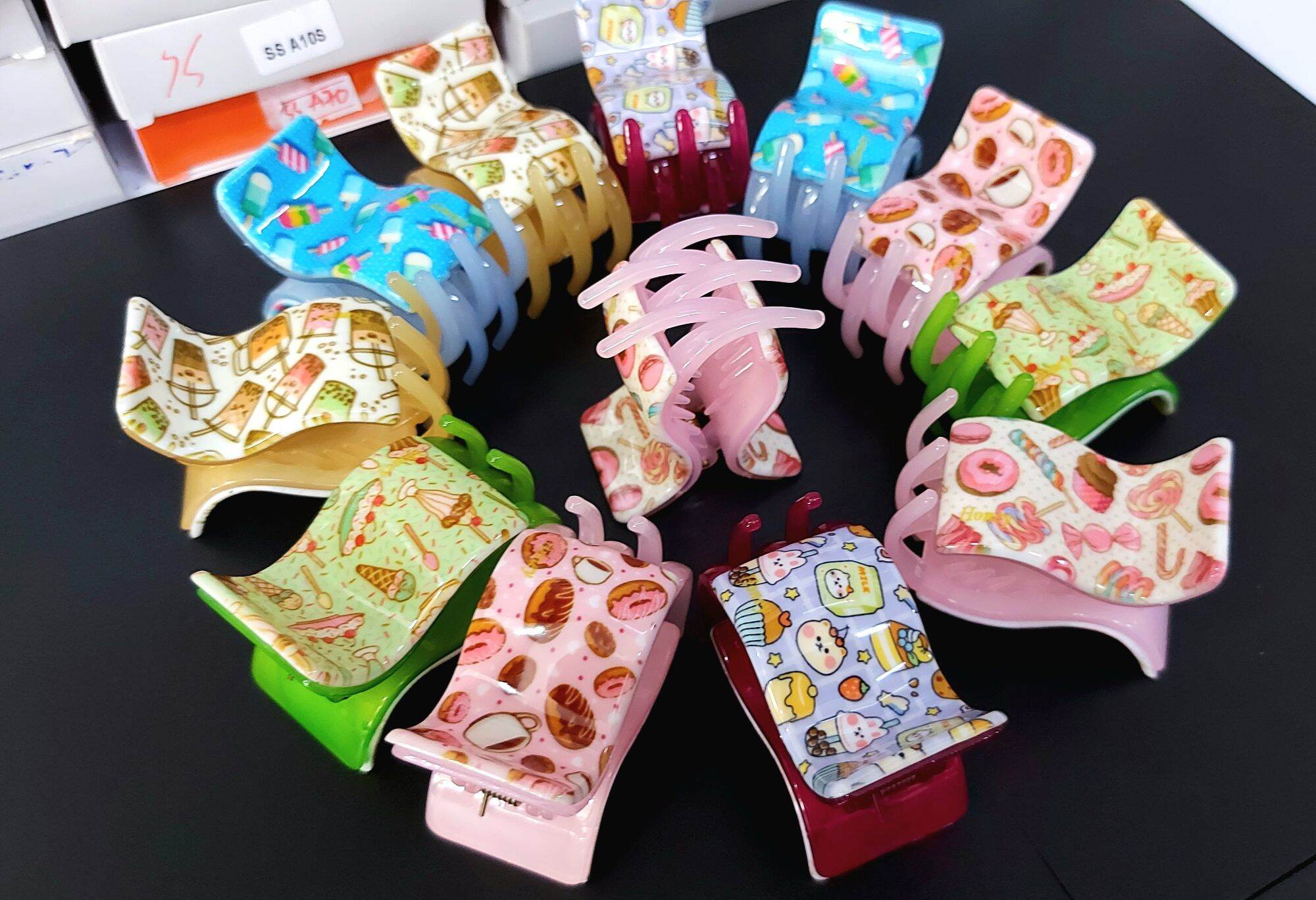 (Giá Sỉ) Combo 12 Cây Kẹp Tóc Càng Cua 03