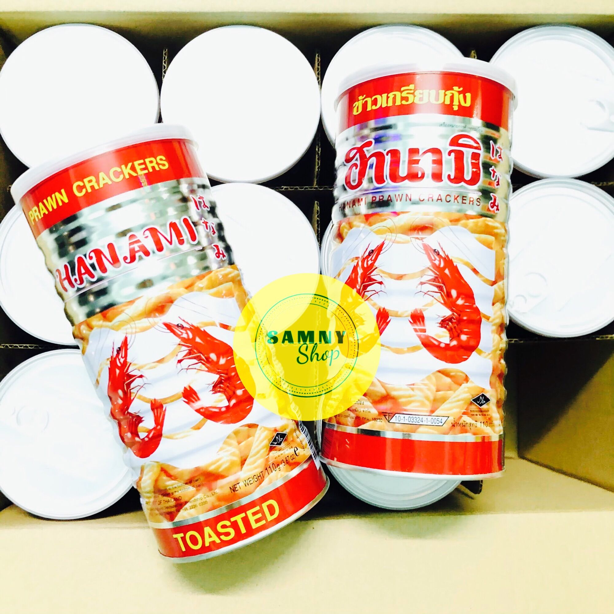 Snack Tôm Lon Thái Lan Hanami 110gr