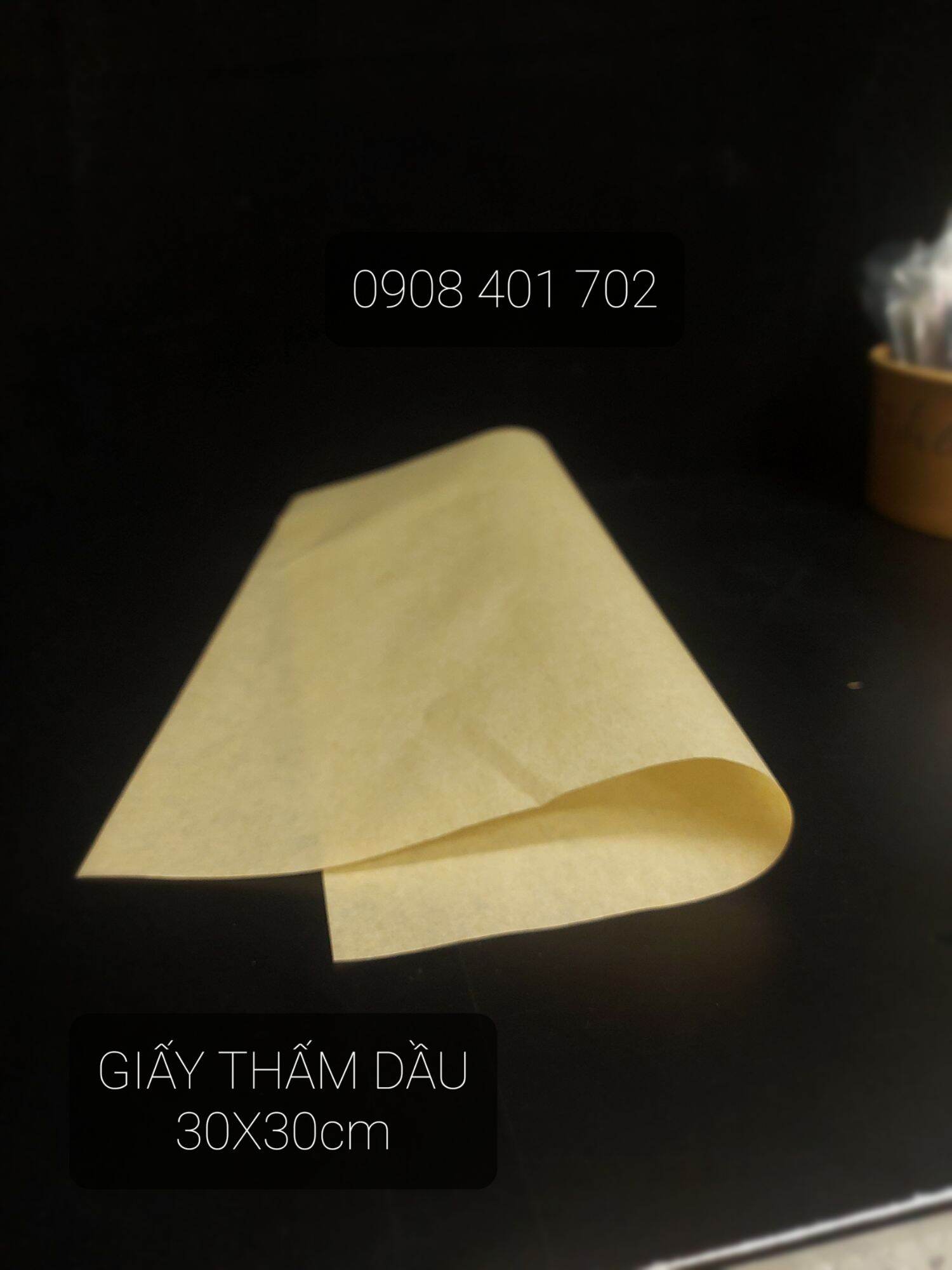 [500 tờ] Giấy thấm dầu thực phẩm/ giấy lót khay/dĩa