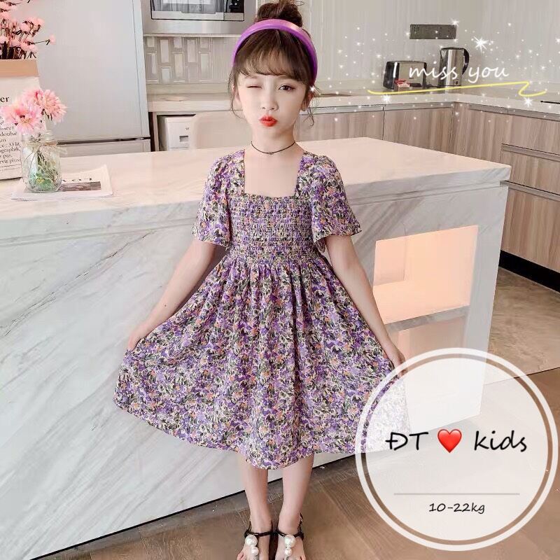 Váy bé gái hoa nhí size 8-21 kg