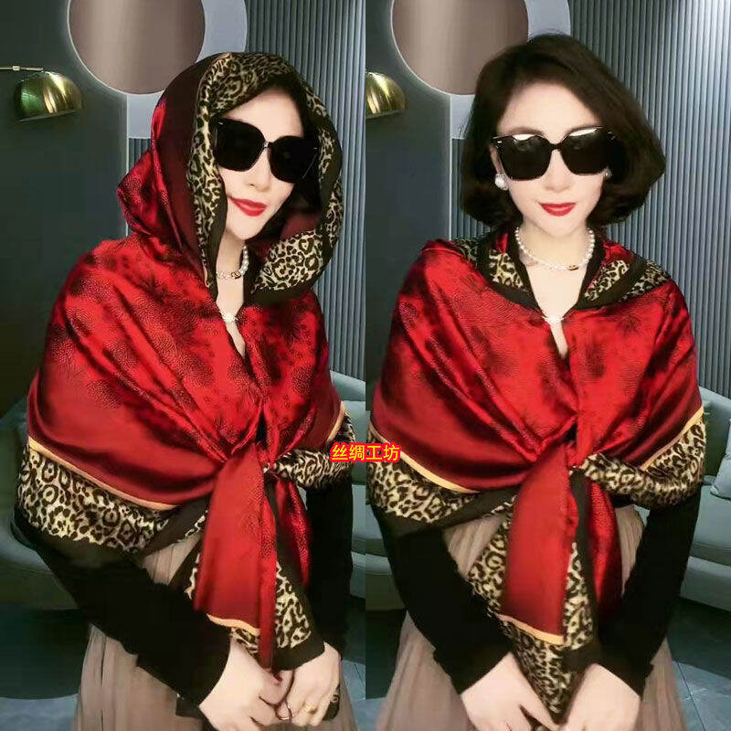 Khăn choàng liền mũ chống nắng khăn trùm đầu đa năng dễ phối cho nữ khăn lụa chống nắng xuân hè khăn choàng đầu mũ ruy băng kiểu tây mẫu mới