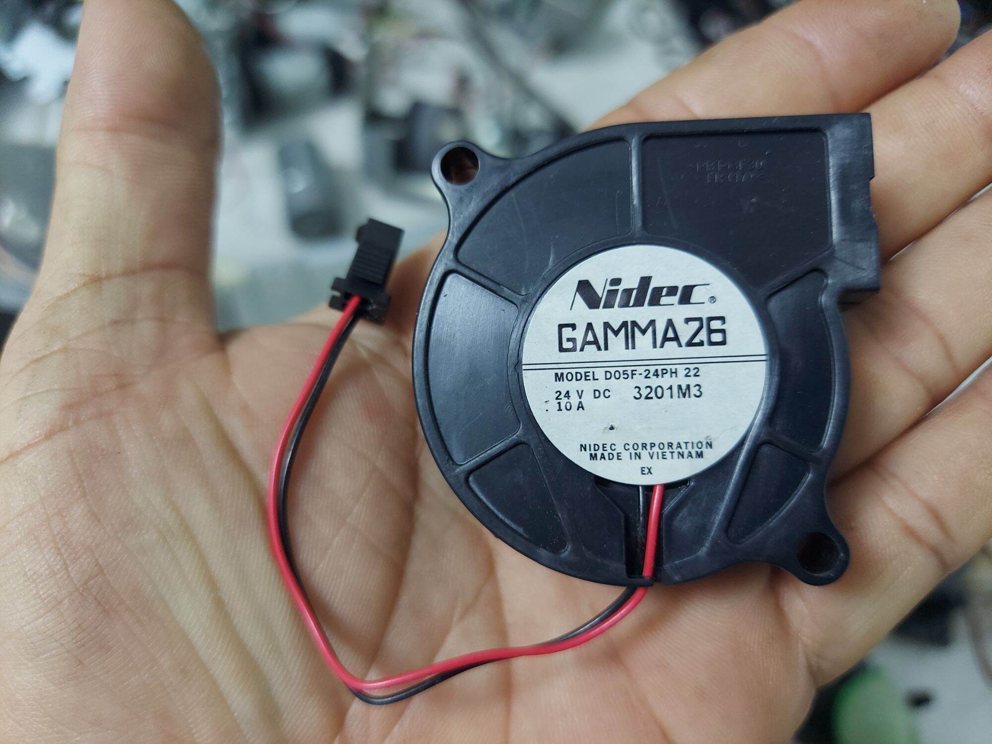 Quạt sò mini cho máy in 3D Nidec 24v tháo máy Nhật.