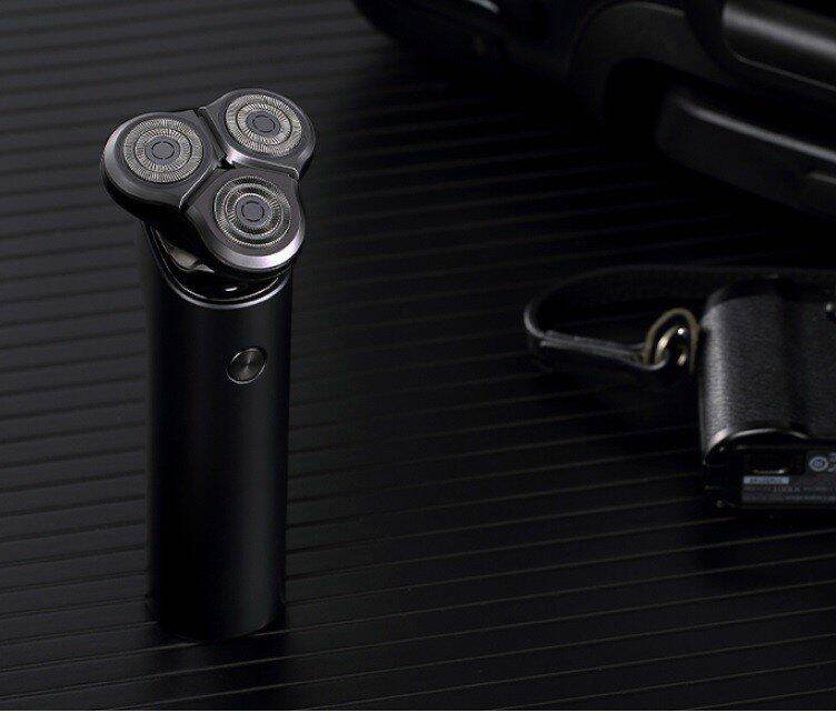 [Hàng cao cấp, Freeship, Bảo hành] Máy cạo râu S500 Xiaomi Mijia 3 đầu, 3 lưỡi dao Xiaomi, Xoay 360 độ, chống nước, sạc type C
