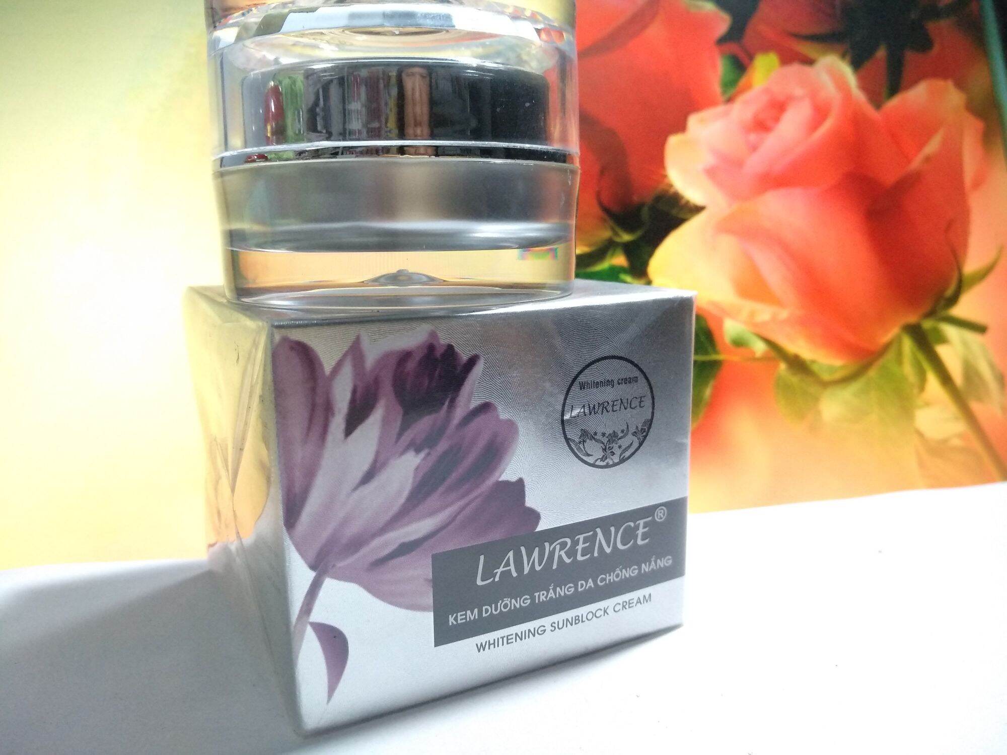 kem lawrence dưỡng trắng da chống nắng 10g