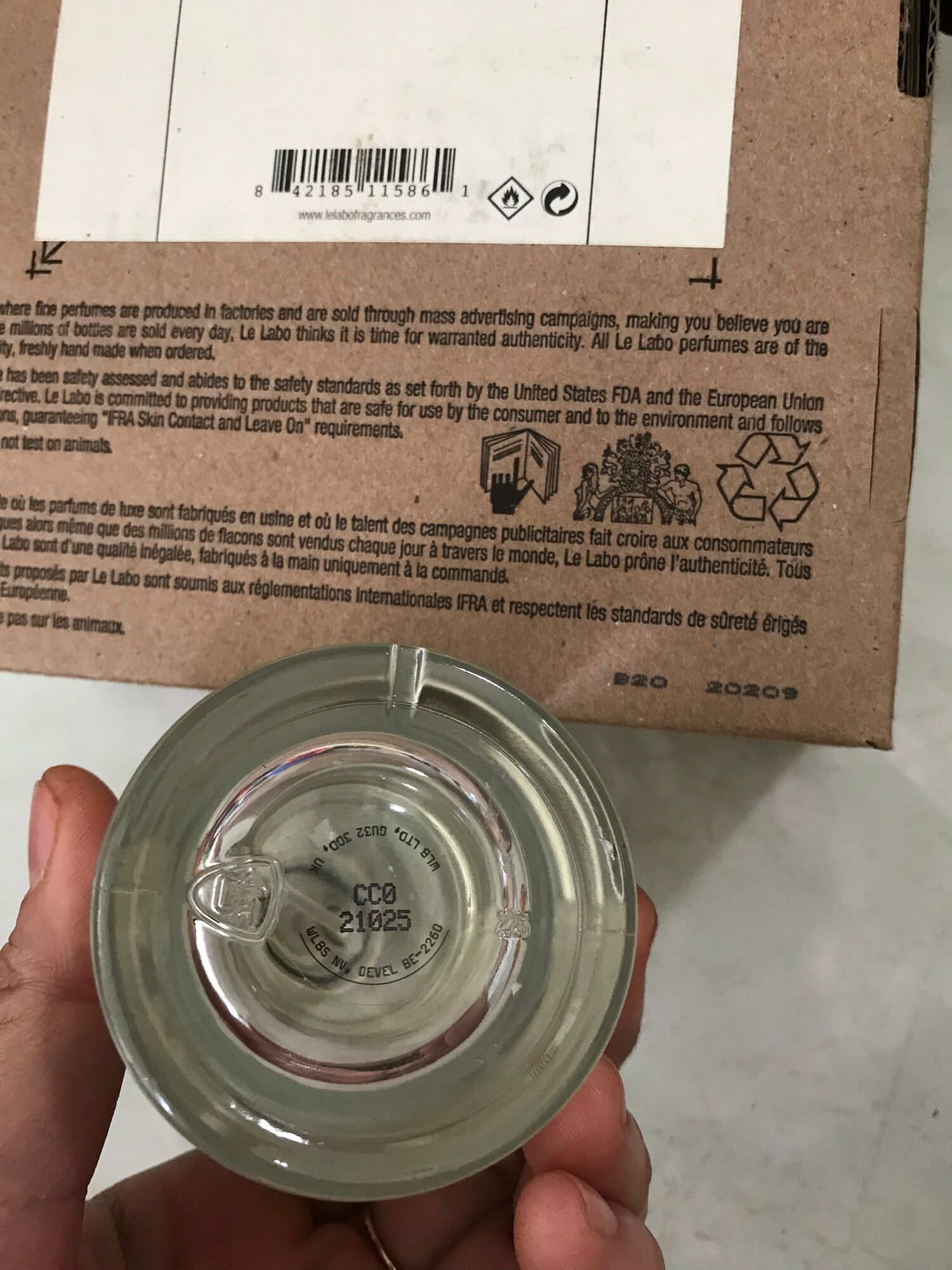 Nước hoa lelabo santal 33 10ml