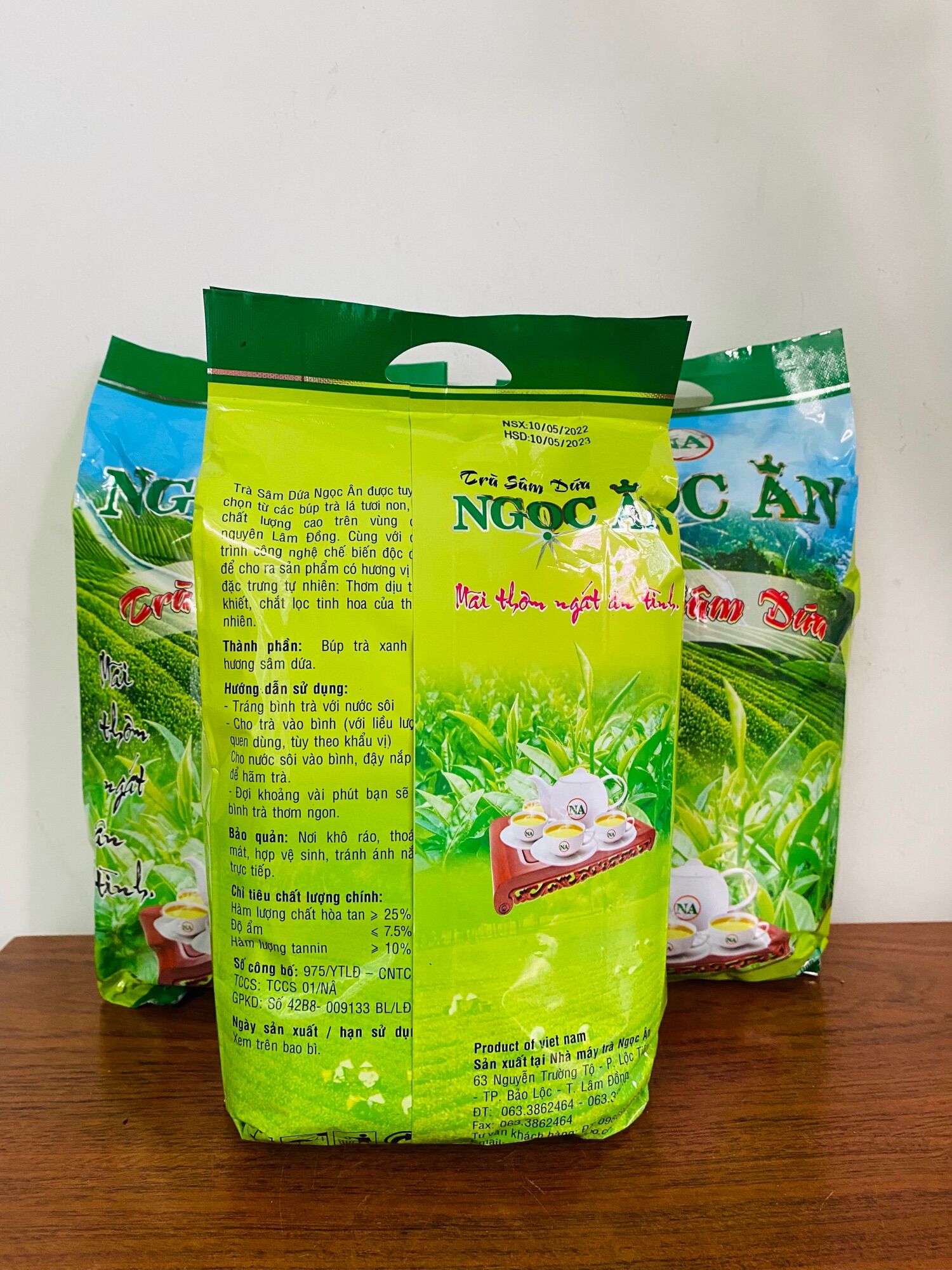 [HCM]Trà Ngọc Ân hương sâm dứa