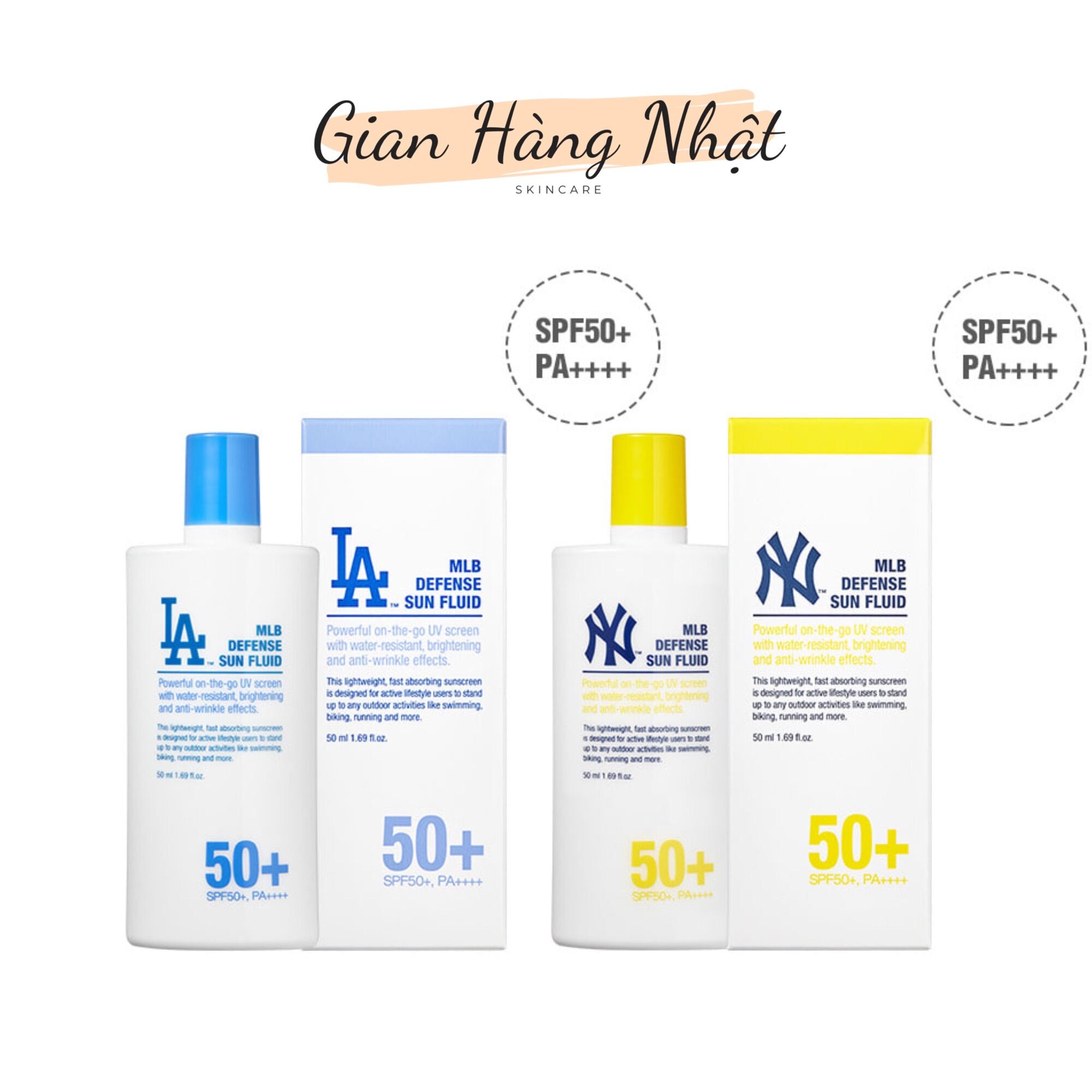 Kem Chống Nắng Mlb Defense Sun Fluid Spf 50+ Pa++++