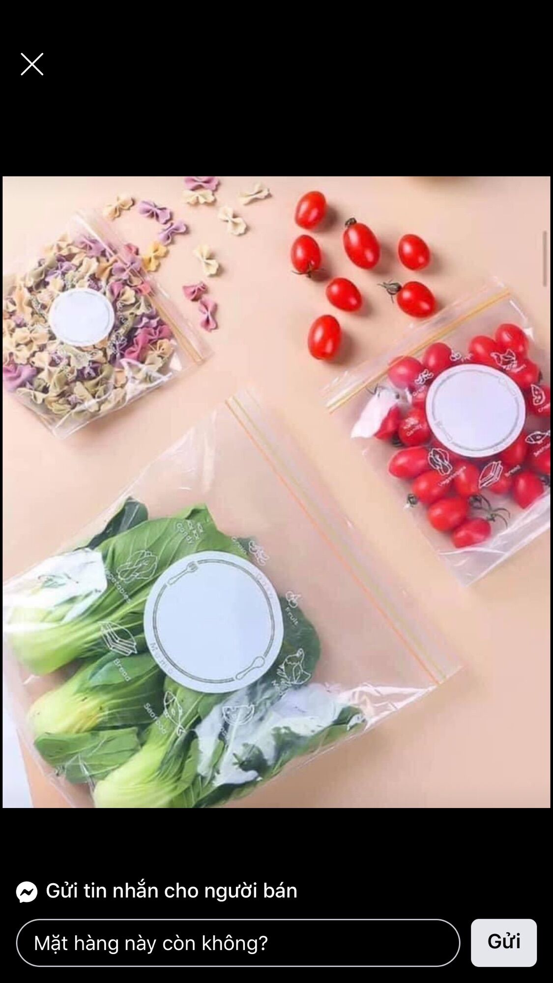 COMBO SÉT 3 HỘP TÚI ZÍP ĐỰNG THỰC PHẨM