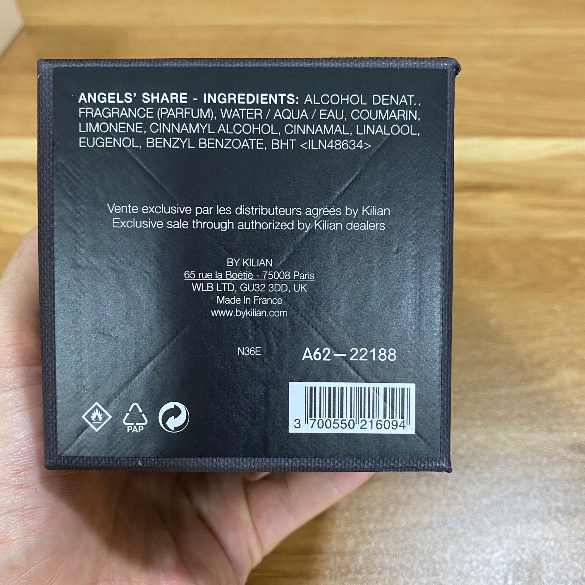 Nước hoa Unisex 50ml Kilian Angels’ Share EDP