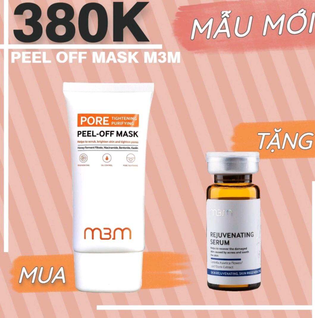 PEEL OFF MASK M3M - MẶT NẠ PEEL OFF MASK M3M (MỸ PHẨM ANMY) TẶNG KÈM SERUM