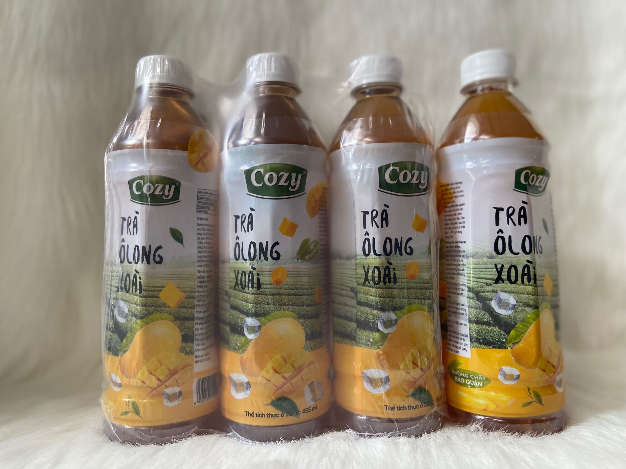 1 thùng COZY Trà Ô Long Xoài/24 Chai*455ml