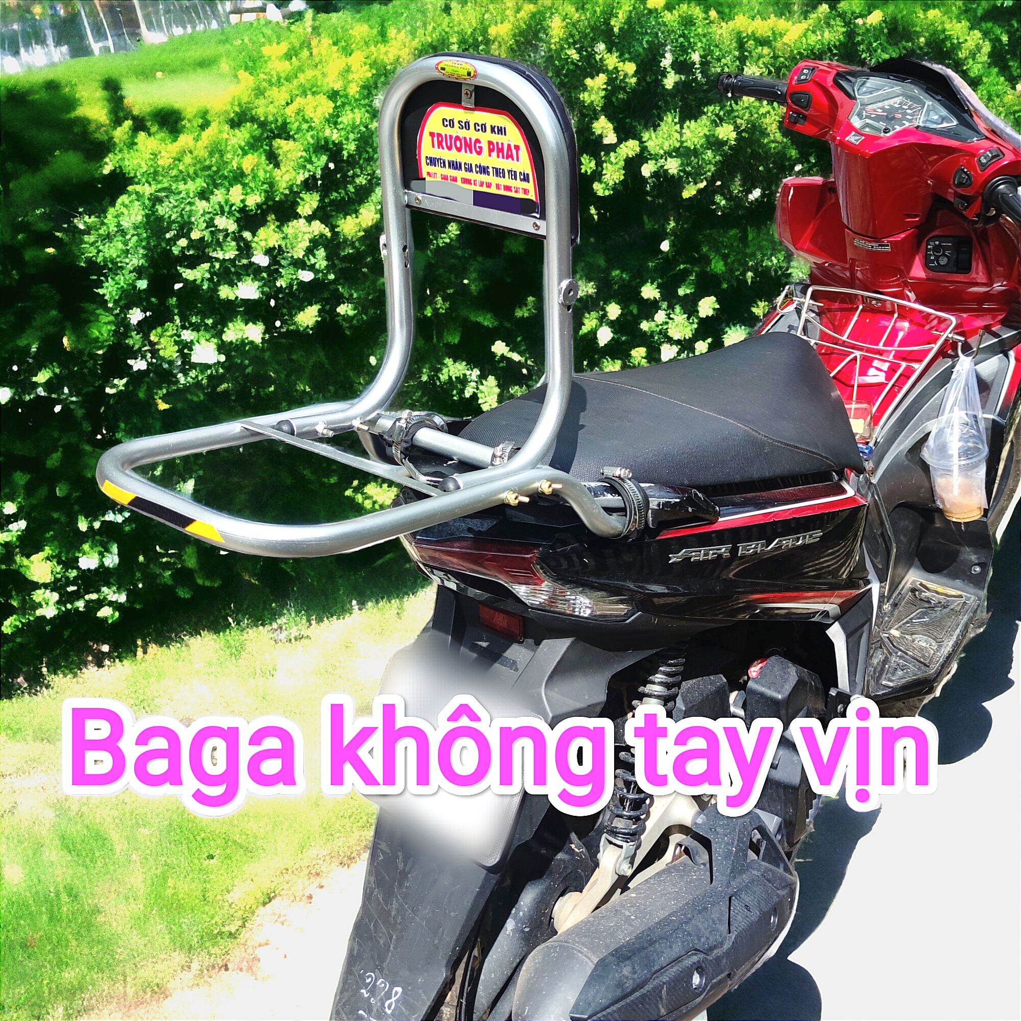 ( tặng lót tay) Baga phượt có ghê dựa vision 2011 đến 2020